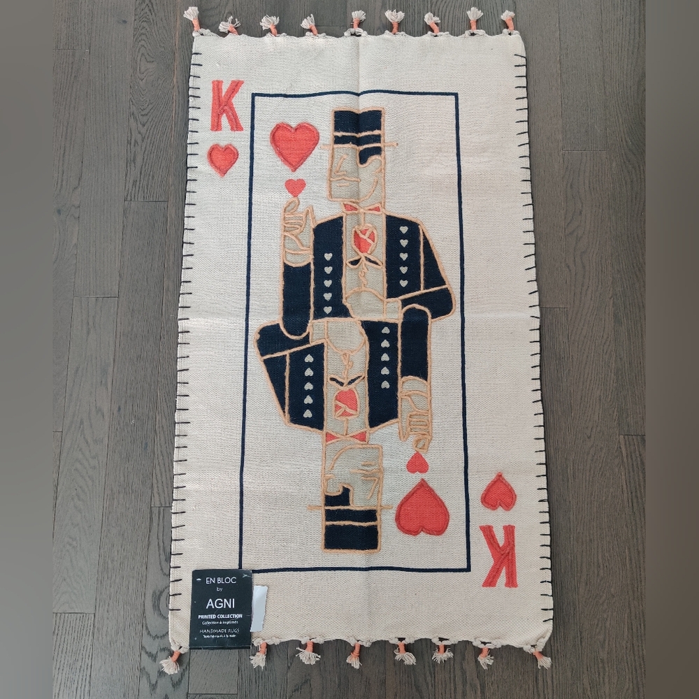 En bloc By AGNI Kings of Heart Mat